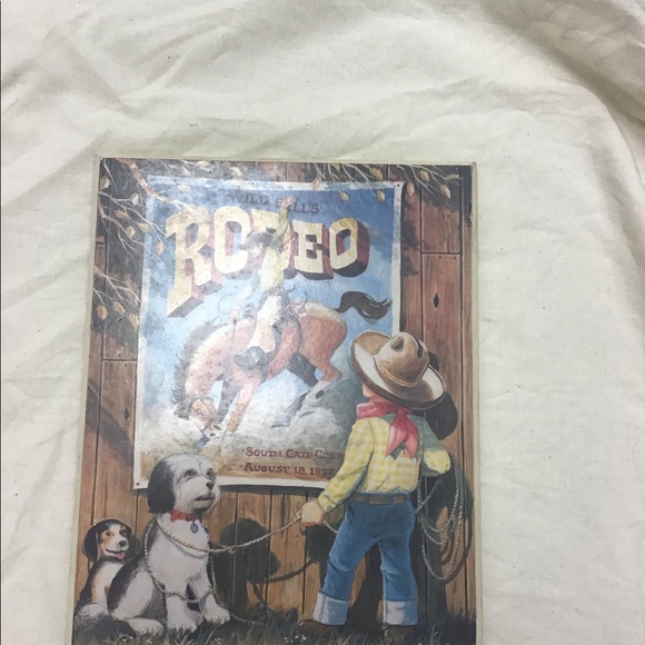 Vintage Child’s Rodeo hard print - Picture 8 of 8